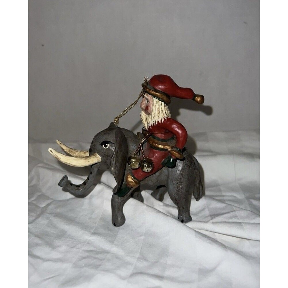 Bill Jauquet Santa Riding Elephant - Picture 3 of 6